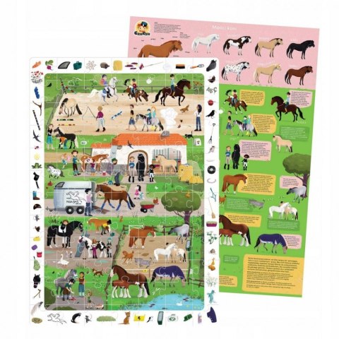 Puzzle obserwacyjne stadnina koni Puzzle obserwacyjne stadnina koni
