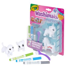 Zestaw kreatywny crayola figurki do malowania washimals blister pack psy