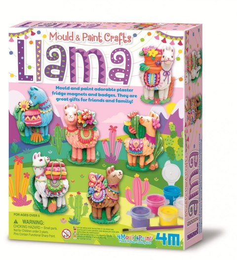 Zestaw kreatywny odlewy gipsowe - lama Zestaw kreatywny odlewy gipsowe - lama