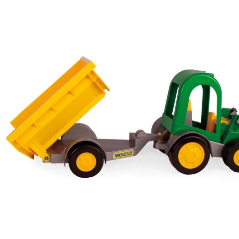Traktor ładowarka z przyczepą farmer w kartonie Traktor ładowarka z przyczepą farmer w kartonie