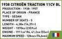 Klocki citroen traction 11cvbl