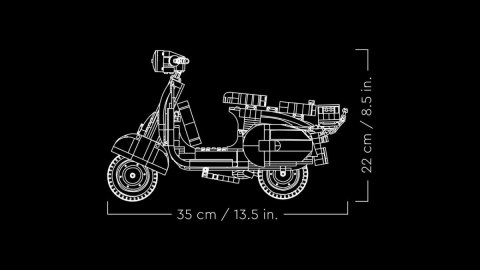 Klocki icons 10298 vespa 125 Klocki icons 10298 vespa 125