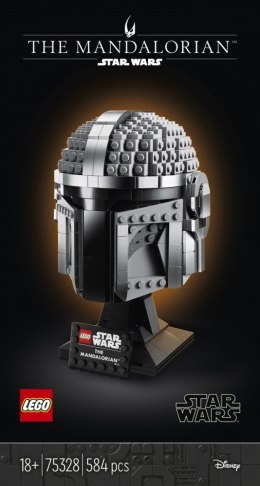 Klocki star wars 75328 hełm mandalorianina