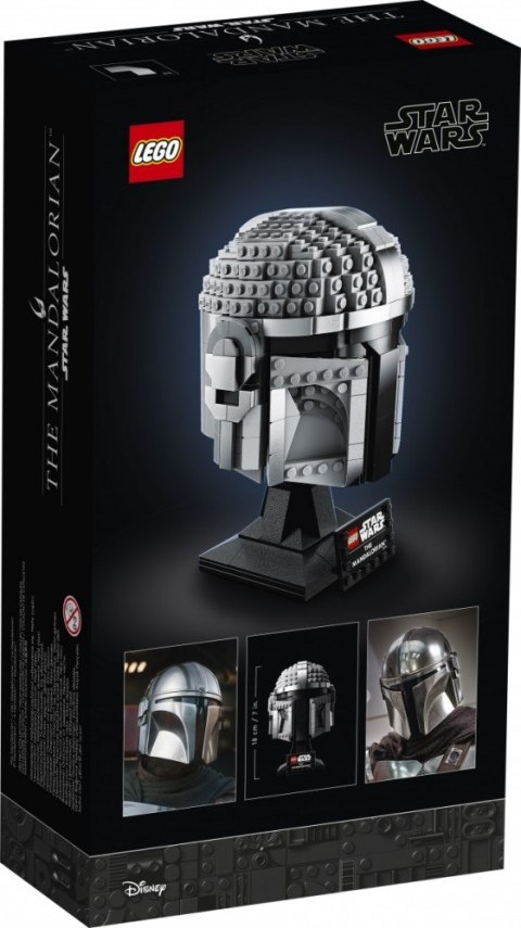 Klocki star wars 75328 hełm mandalorianina Klocki star wars 75328 hełm mandalorianina