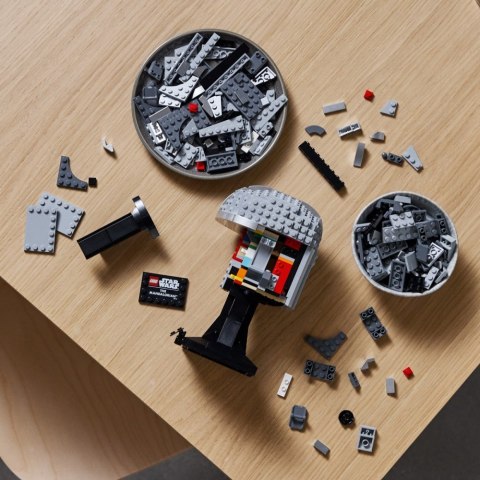 Klocki star wars 75328 hełm mandalorianina Klocki star wars 75328 hełm mandalorianina