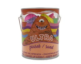Piasek ultrapiasek puszka 900g 4 duże foremki 2 narzędzia pomarańczowy muffinki