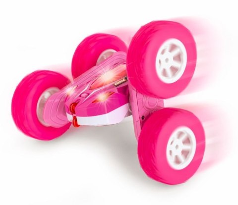 Pojazd rc mini turnator 2,4 ghz różowy Pojazd rc mini turnator 2,4 ghz różowy