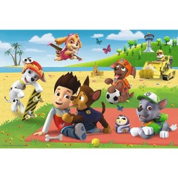 Puzzle 24 elementy maxi zabawa na kocu psi patrol