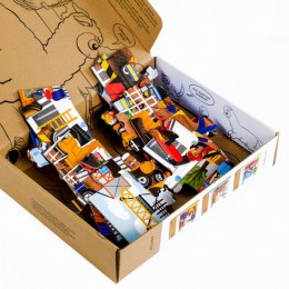 Puzzle 24 elementy na budowie praca wre