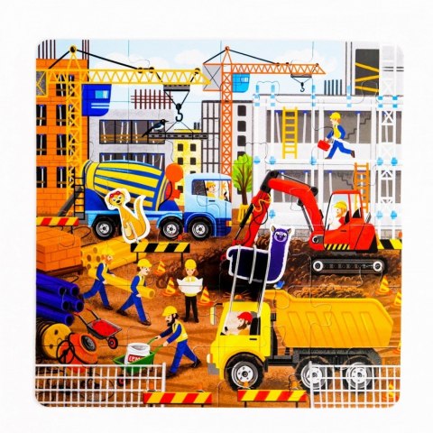 Puzzle 24 elementy na budowie praca wre Puzzle 24 elementy na budowie praca wre