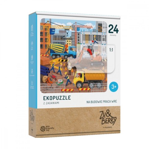 Puzzle 24 elementy na budowie praca wre Puzzle 24 elementy na budowie praca wre