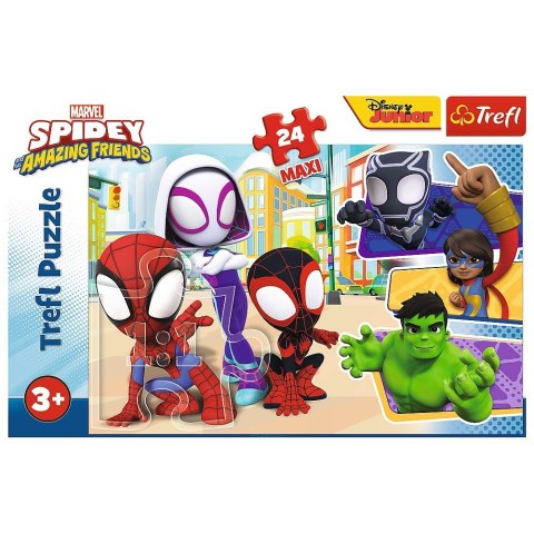 Puzzle 24 maxi spidey i przyjaciele spiderman Puzzle 24 maxi spidey i przyjaciele spiderman