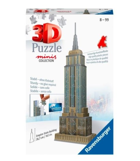 Puzzle 3d mini budowle. empire state building Puzzle 3d mini budowle. empire state building