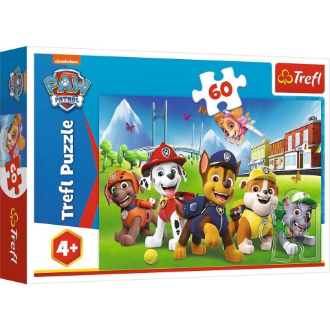 Puzzle 60 elementów na polanie psi patrol Puzzle 60 elementów na polanie psi patrol