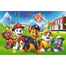 Puzzle 60 elementów na polanie psi patrol