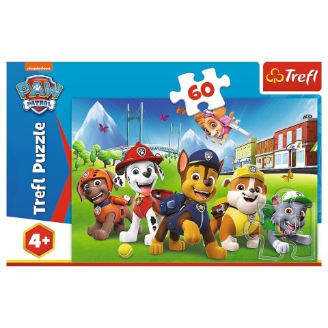 Puzzle 60 elementów na polanie psi patrol Puzzle 60 elementów na polanie psi patrol