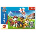 Puzzle 60 elementów na polanie psi patrol