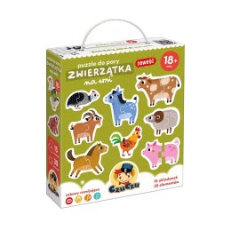 Puzzle do pary - zwierzątka na wsi