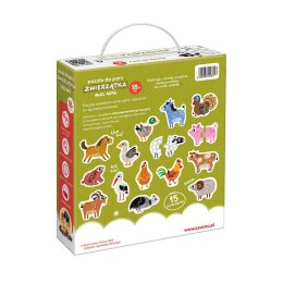 Puzzle do pary - zwierzątka na wsi