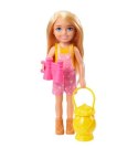 Zestaw barbie kemping chelsea lalka + śpiwór