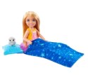 Zestaw barbie kemping chelsea lalka + śpiwór