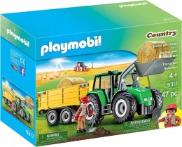 Zestaw figurek country 9317 traktor z przyczepą