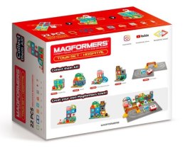 Zestaw klocków magnetycznych miasto - szpital 22 elementy