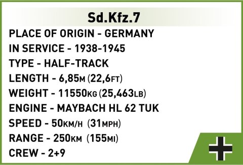 Klocki historical collection sd.kfz. 7 half-track Klocki historical collection sd.kfz. 7 half-track