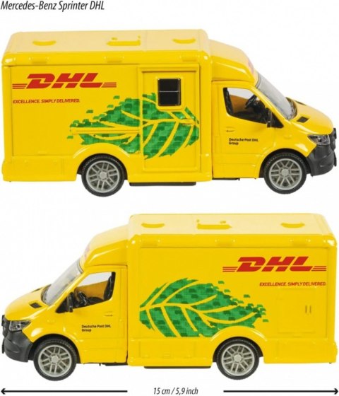 Pojazd majorette g.s. mercedes-benz dhl 12 cm Pojazd majorette g.s. mercedes-benz dhl 12 cm
