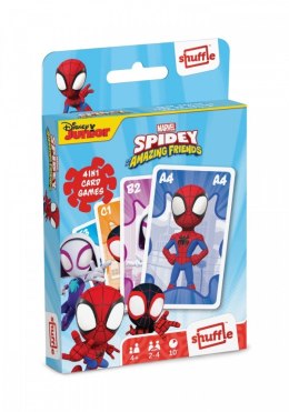 Gra karciana shuffle fun 4w1 marvel spidey i super-kumple