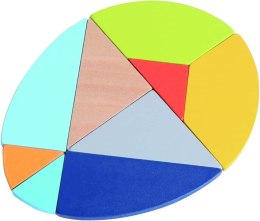 Gra układanka jajko tangram w puszce