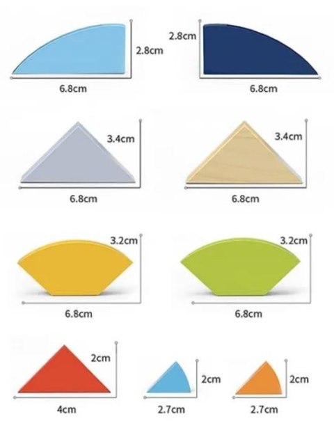 Gra układanka jajko tangram w puszce Gra układanka jajko tangram w puszce