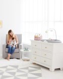 Organizer podróżny z lampką heather pink