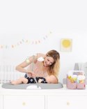 Organizer podróżny z lampką heather pink