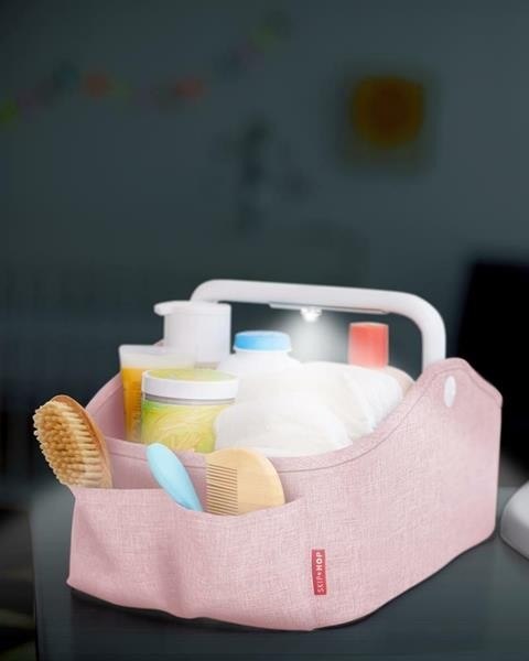 Organizer podróżny z lampką heather pink Organizer podróżny z lampką heather pink
