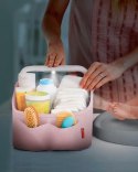 Organizer podróżny z lampką heather pink