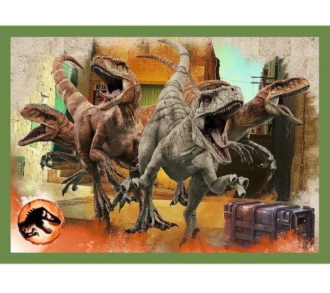 Puzzle 4w1 groźne dinozaury jurassic world Puzzle 4w1 groźne dinozaury jurassic world