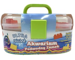 Ultra piasek - walizka zamek 8 foremek + 2 narzędzia