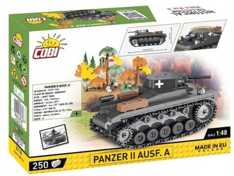 Klocki hc wwii panzer ii ausf. a 250 elementów Klocki hc wwii panzer ii ausf. a 250 elementów