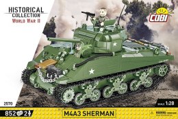 Klocki historical collection wwii m4a3 838 elementów