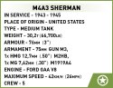 Klocki historical collection wwii m4a3 838 elementów