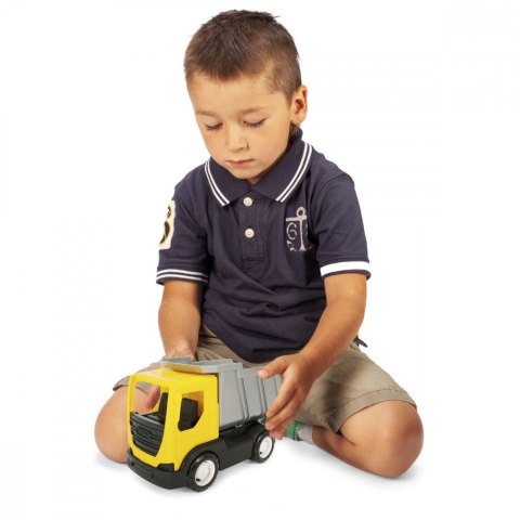 Pojazd tech truck - wywrotka w kartonie Pojazd tech truck - wywrotka w kartonie