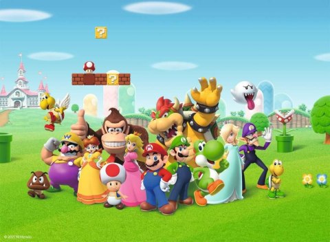 Puzzle 200 elementów xxl super mario Puzzle 200 elementów xxl super mario