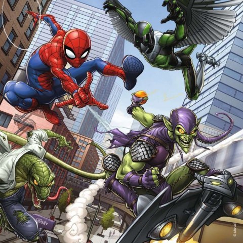 Puzzle 3x49 elementów spiderman Puzzle 3x49 elementów spiderman