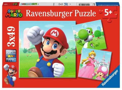 Puzzle 3x49 elementów super mario