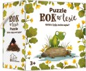 Puzzle rok w lesie. gdzie żyją zwierzęta