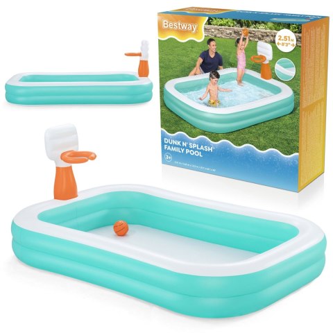 BASEN DMUĆHANY DUNK'N SPLASH 251 X 168 X 102 ĆM BESTWAY 54445 BASEN DMUĆHANY DUNK'N SPLASH 251 X 168 X 102 ĆM BESTWAY 54445