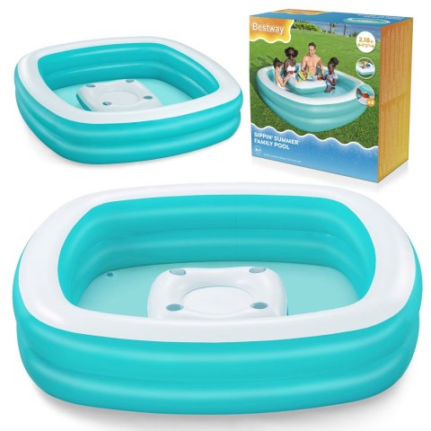 BASEN DMUĆHANY SIPPIN' SUMMER 218 X 218 X 48 ĆM BESTWAY 54446 BASEN DMUĆHANY SIPPIN' SUMMER 218 X 218 X 48 ĆM BESTWAY 54446