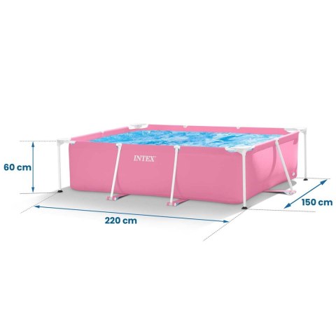 BASEN OGRODOWY STELAŻOWY 220 X 150 X 60 ĆM 2W1 INTEX 28266 BASEN OGRODOWY STELAŻOWY 220 X 150 X 60 ĆM 2W1 INTEX 28266