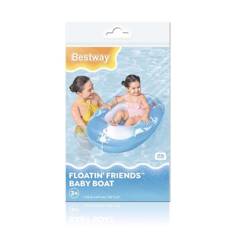 PONTON PLAŻOWY DO PŁYWANIA DELFIN 102 X 69 ĆM BESTWAY 34037 PONTON PLAŻOWY DO PŁYWANIA DELFIN 102 X 69 ĆM BESTWAY 34037